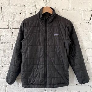 Patagonia Black Nano Puff jacket, size XL Kids (14)